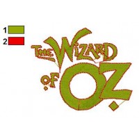 Wizard Of Oz Embroidery Design 1